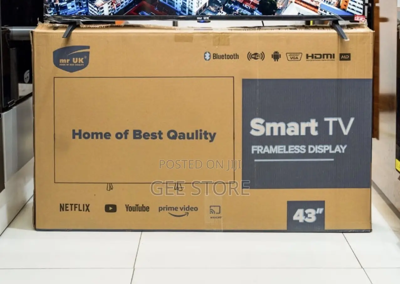 43-Inch Mr UK Smart Frameless LED TV