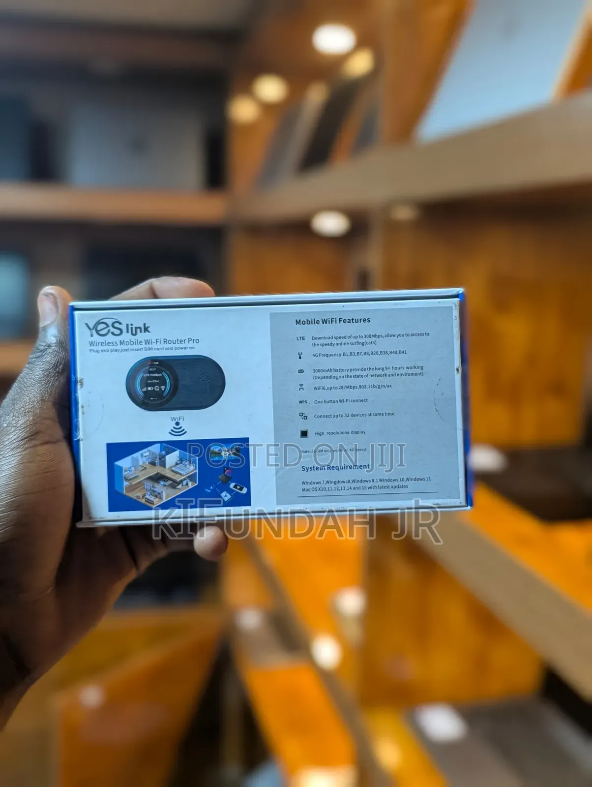 🔥📡 YESLINK 4G MOBILE WiFi — TZS 100,000 🔥