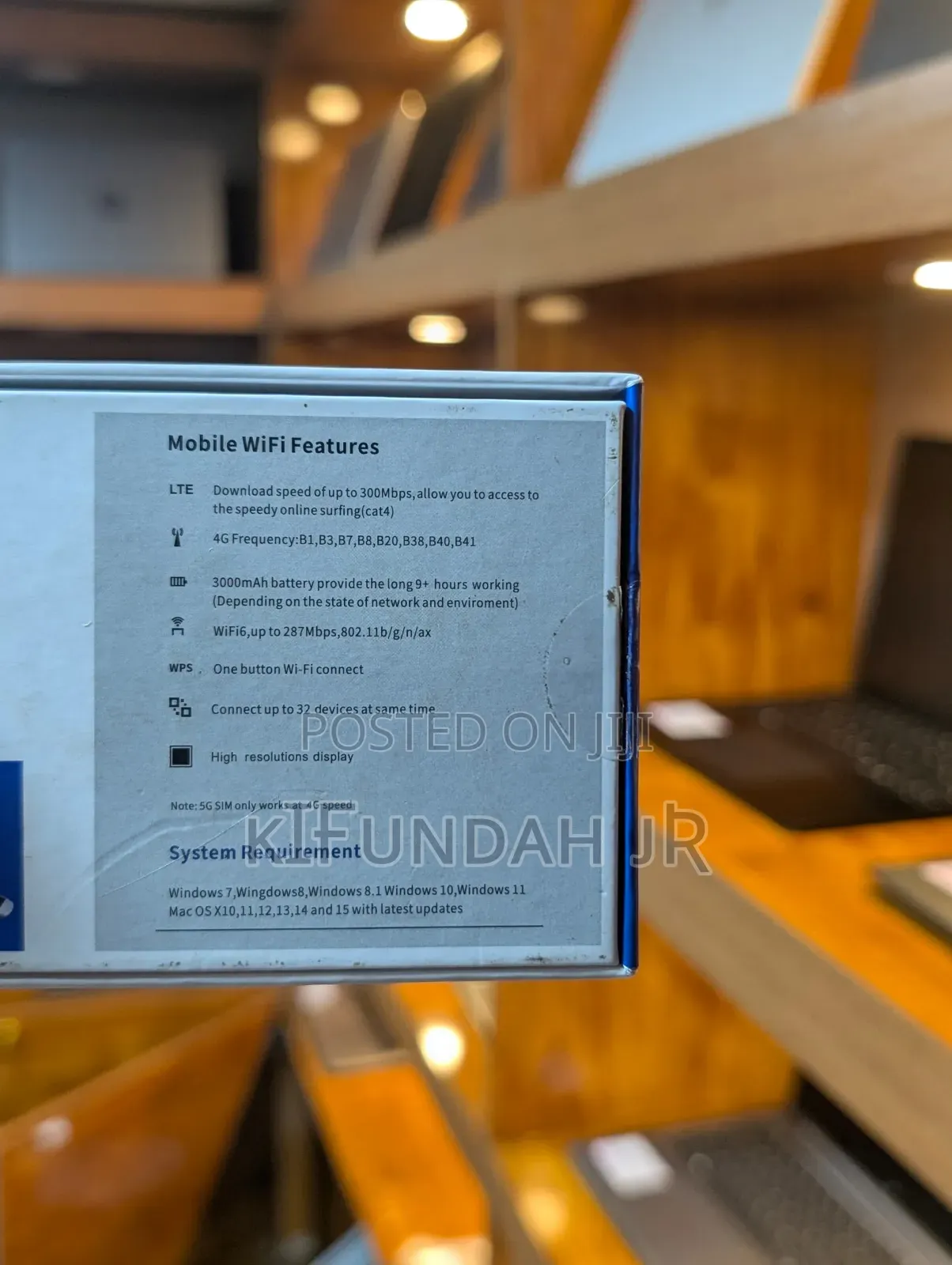 🔥📡 YESLINK 4G MOBILE WiFi — TZS 100,000 🔥