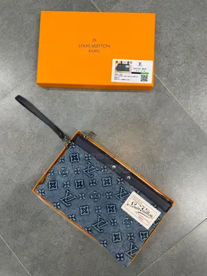 Louis Vuitton Men Leather Wristlet Clutch Bags and Pouch Available