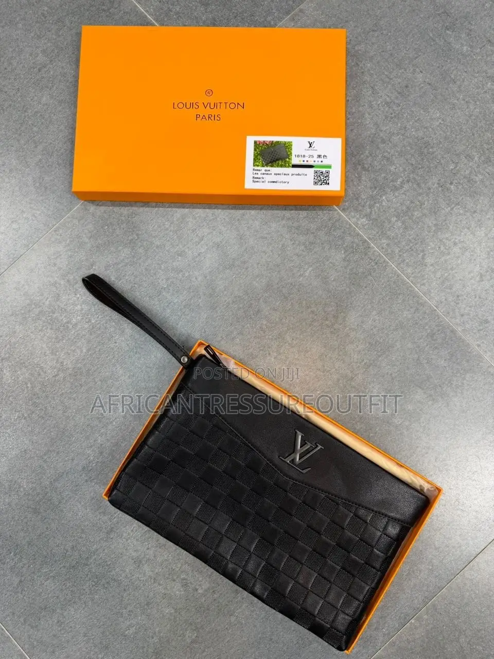 Louis Vuitton Men Leather Wristlet Clutch Bags and Pouch Available