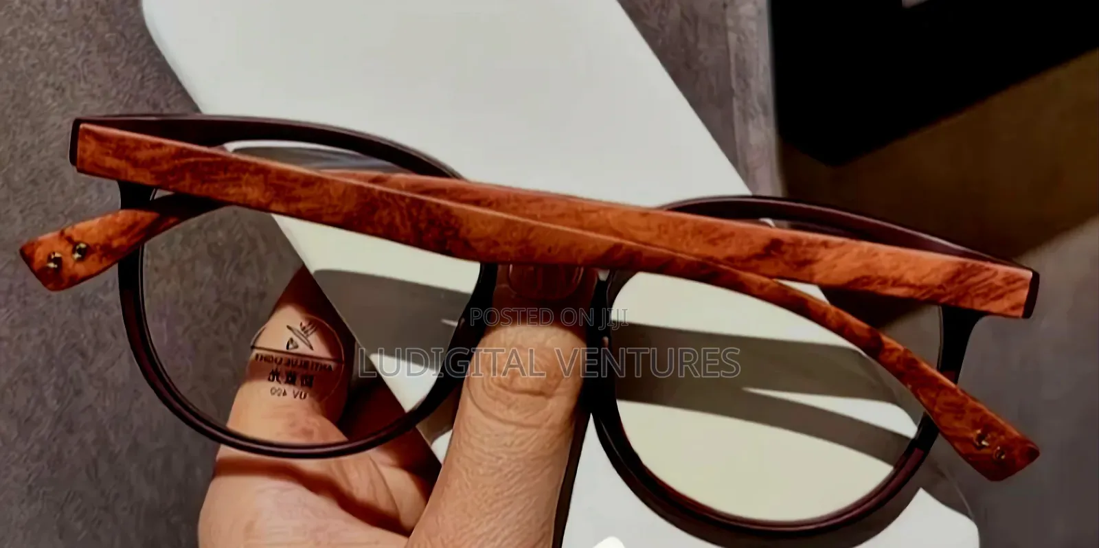 New Anti-Blue Light Glasses , Korean Style, Retro, Wood Grain Temples
