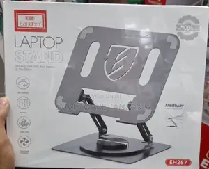 Earldom Laptop Stand, Adjustable 360° Rotation, Carbon Steel, Foldable