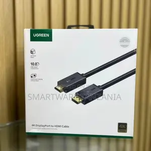 UGREEN 4K DisplayPort to HDMI Cable, 10.8Gbps, 30Hz, 6 Feet Length