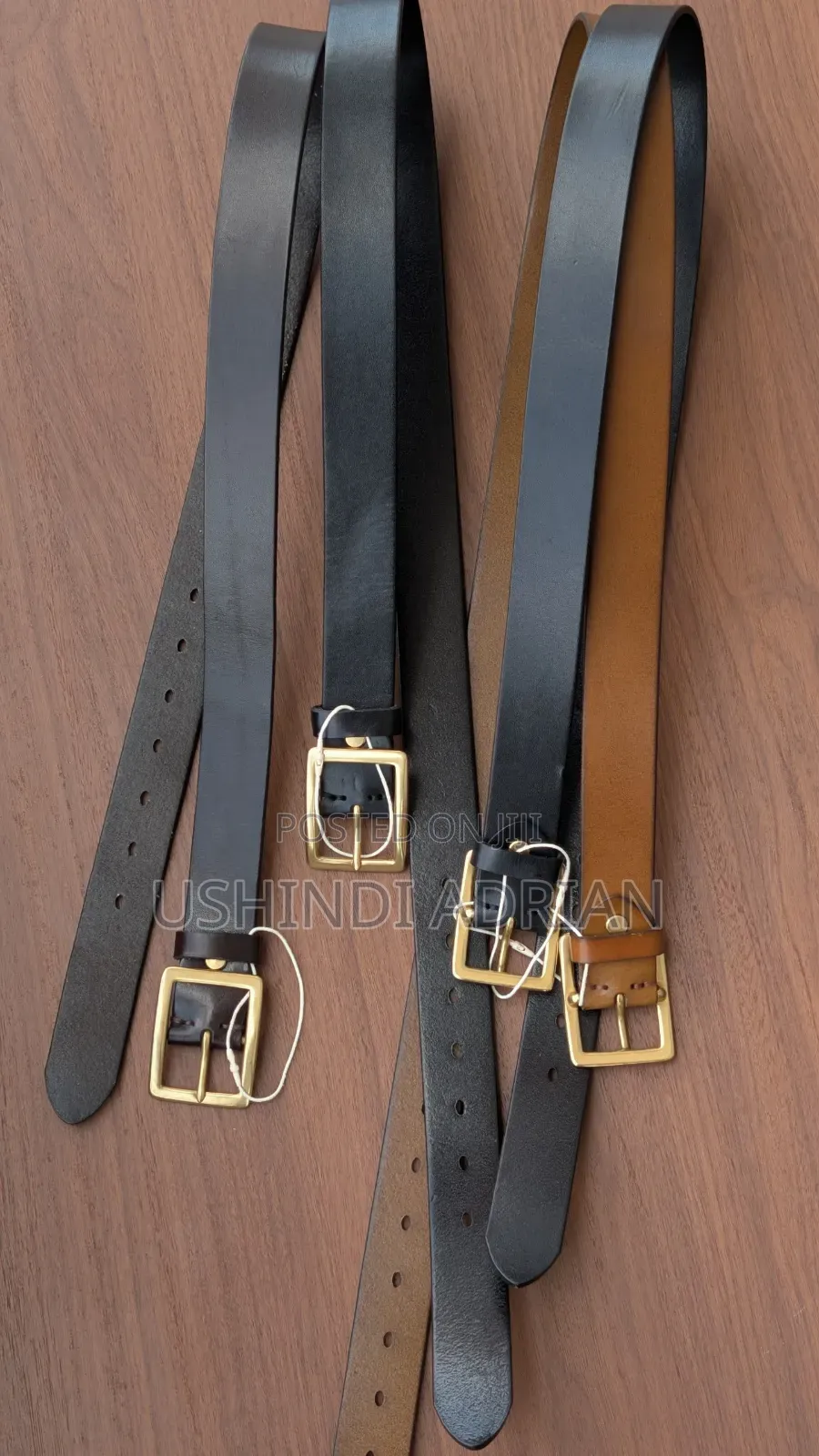 🔥NEW STOCK—GENUINE LEATHER BELTS🔥👔Classic Leather Design👌🏾
