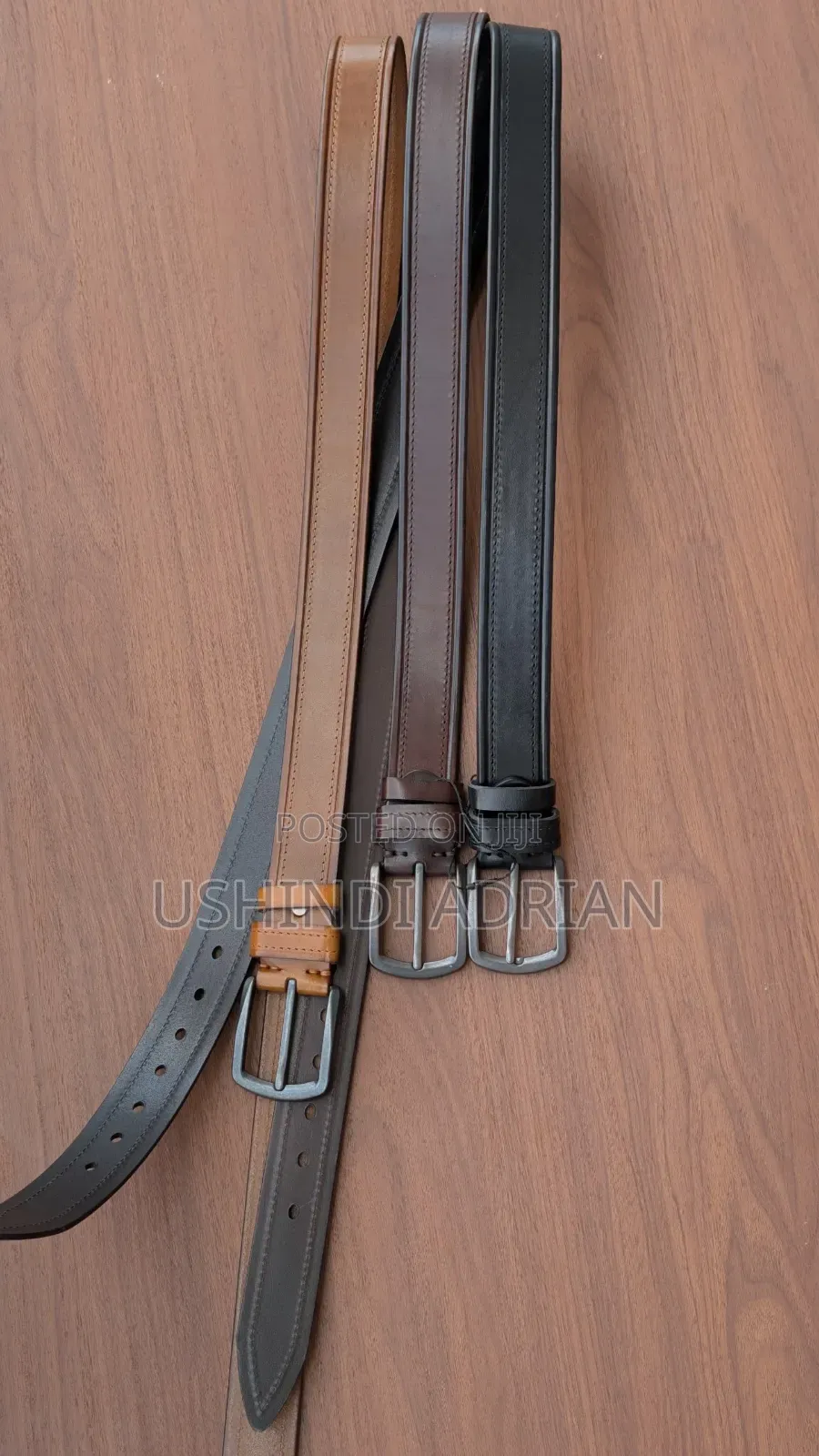 🔥NEW STOCK—GENUINE LEATHER BELTS🔥👔Classic Leather Design👌🏾