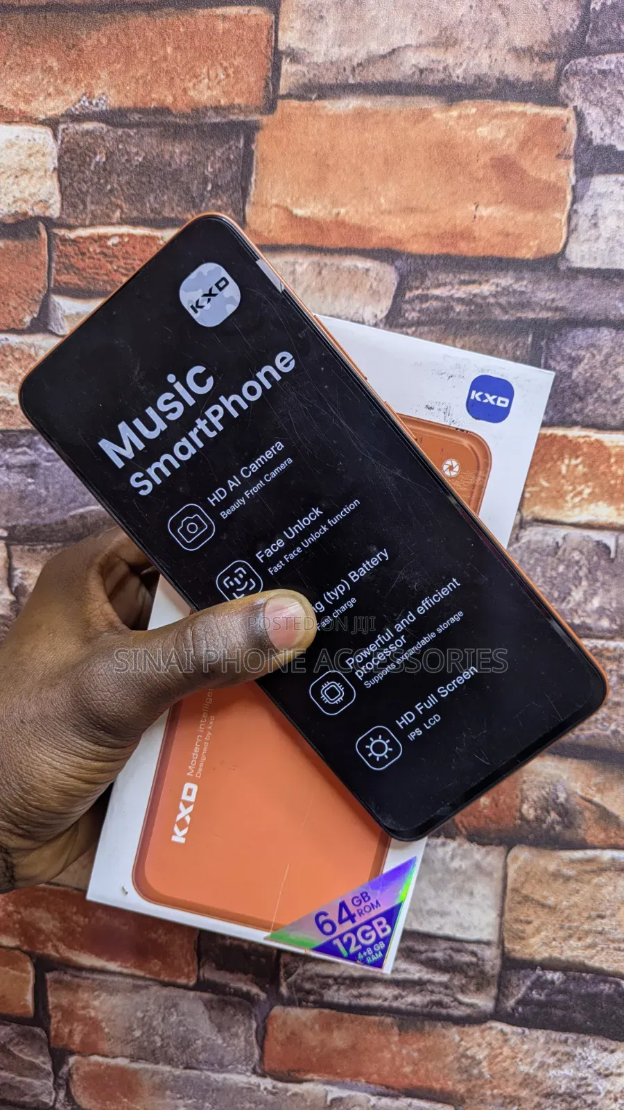 New KXD Classic Core A07 128 GB Orange