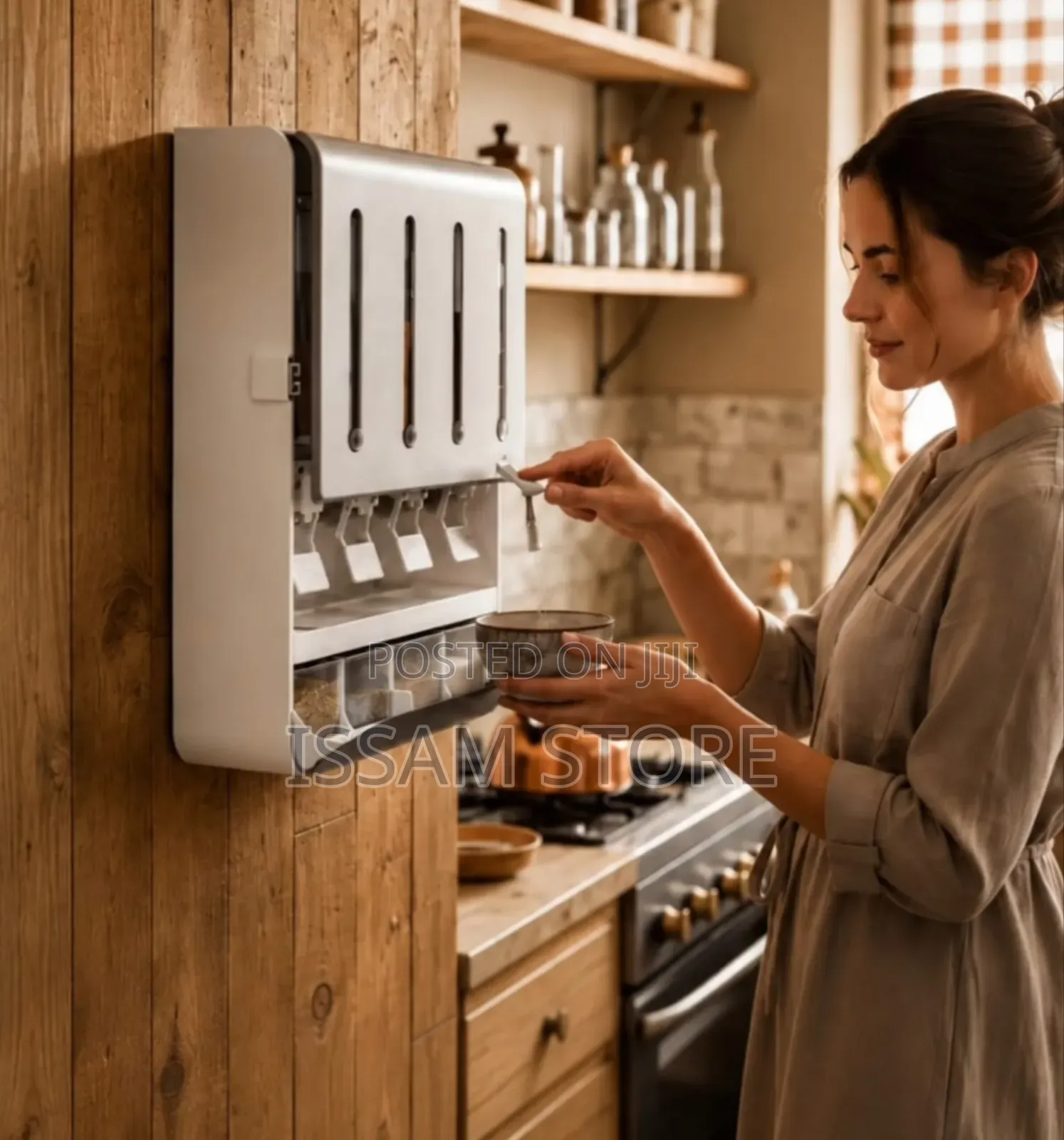 Multi-Functional Seasoning & Liquid Storage Dispenser