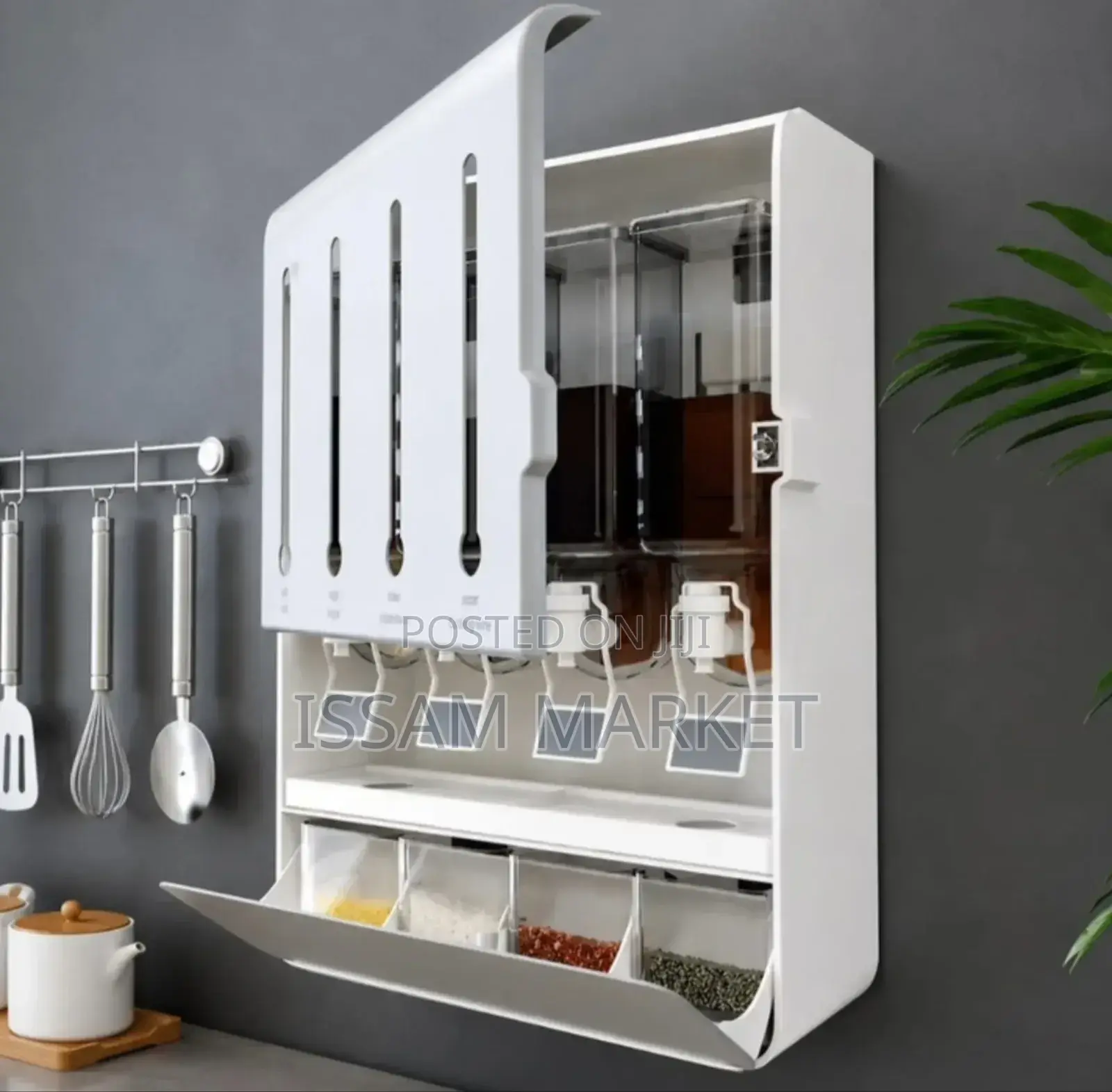 Multi-Functional Seasoning & Liquid Storage Dispenser