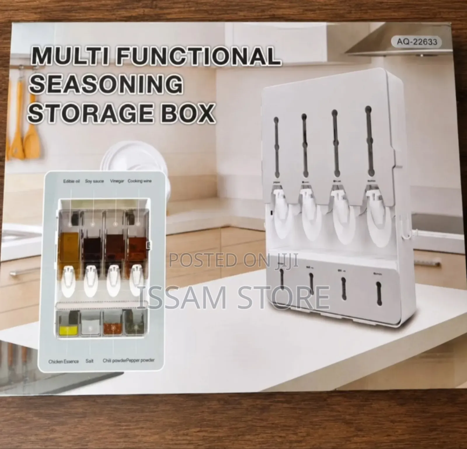 Multi-Functional Seasoning & Liquid Storage Dispenser
