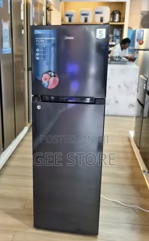 Double-Door Midea Top-Freezer Refrigerator 173litres