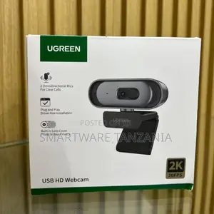 UGREEN USB HD Webcam, 2K Resolution, 30FPS, Dual Omnidirectional Mics