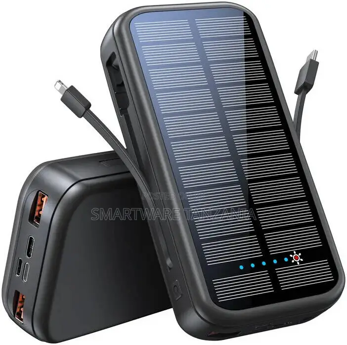 Green Lion PD20W Solar 2 Power Bank With 16000mAh, Solar Charging