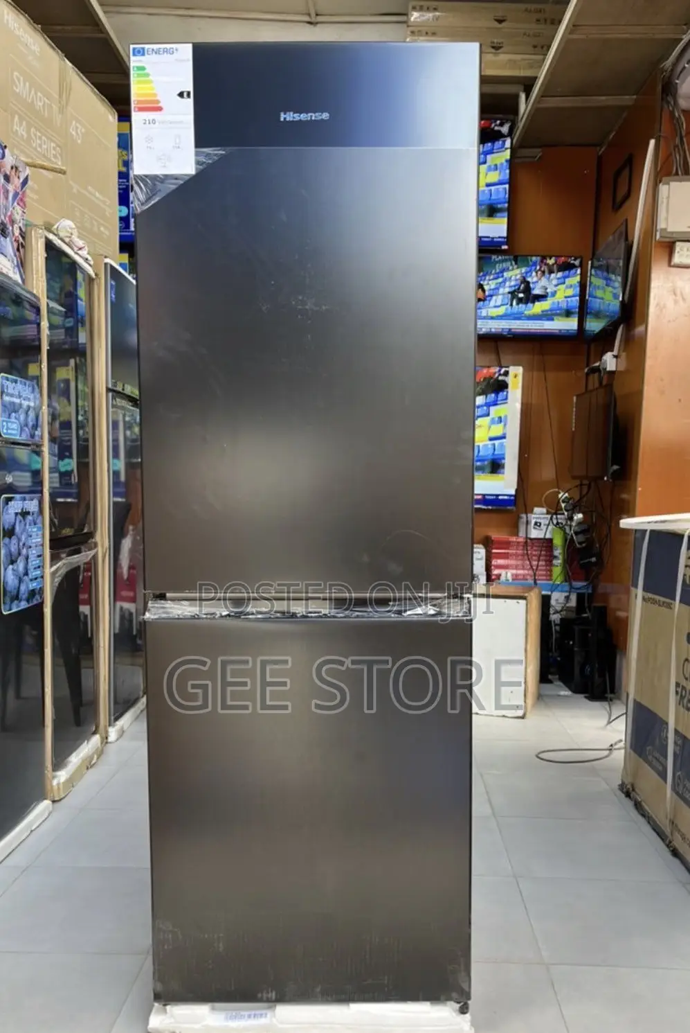 Hisense 226-Liter Bottom-Freezer Double-Door Refrigerator