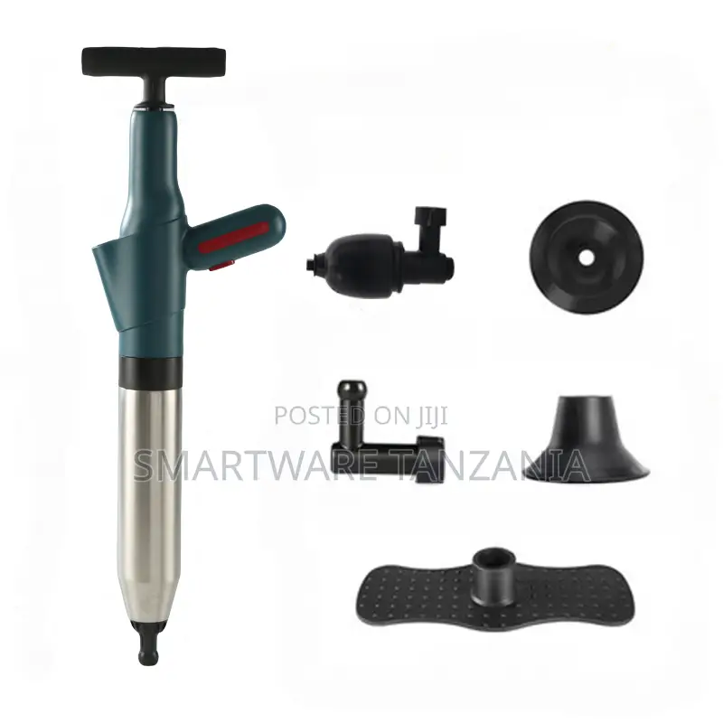 Toilet Plunger With Drain Cleaner Powder, High Pressure Toilet Flush