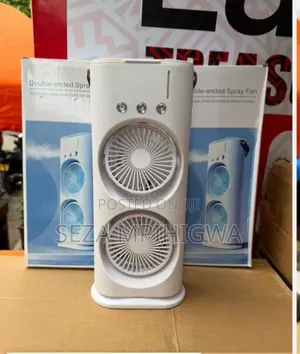 Double-Ended Spray Fan a/C (Au Mini Air Cooler & Humidifier Fan)
