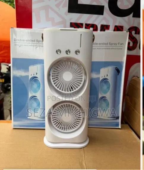 Double-Ended Spray Fan a/C (Au Mini Air Cooler & Humidifier Fan)
