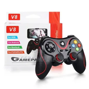 V8 Wireless Bluetooth Gamepad Controller (Yenye Mobile Phone Holder