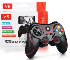 V8 Wireless Bluetooth Gamepad Controller (Yenye Mobile Phone Holder