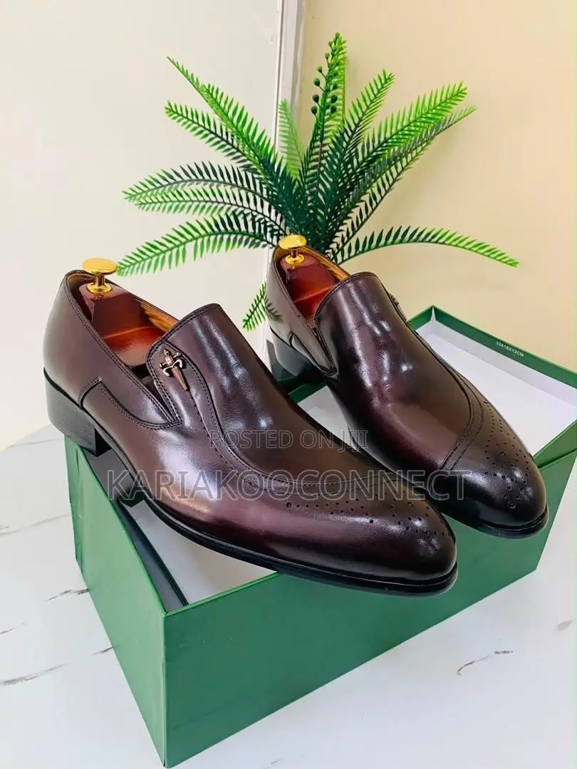 Men’s Premium Leather Loafers – Tassel Design With Original Box”
