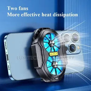 FS01 Mobile Phone Cooler – Dual Fan Rechargeable Gaming Cooler Clip