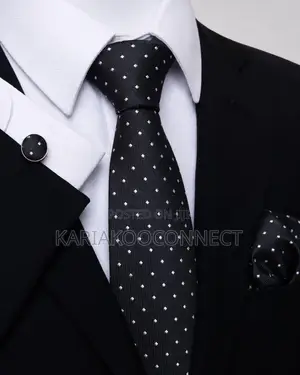 Men’s Premium Silk Polka Dot Necktie