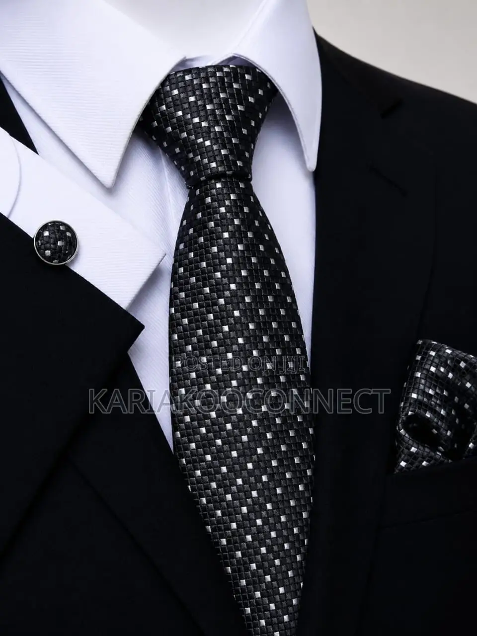 Men’s Premium Silk Polka Dot Necktie