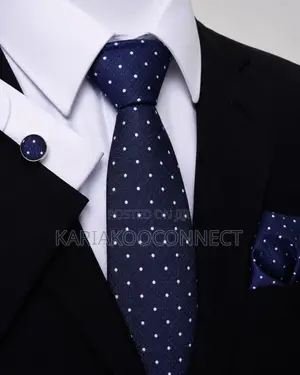 Men’s Premium Silk Polka Dot Necktie