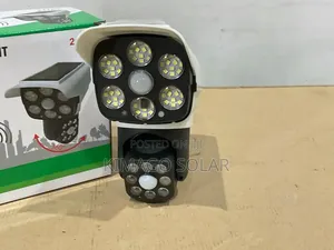 Taa Solar  Muundo Wa Camera Ya Lenzi 2 Zote Ni Taa