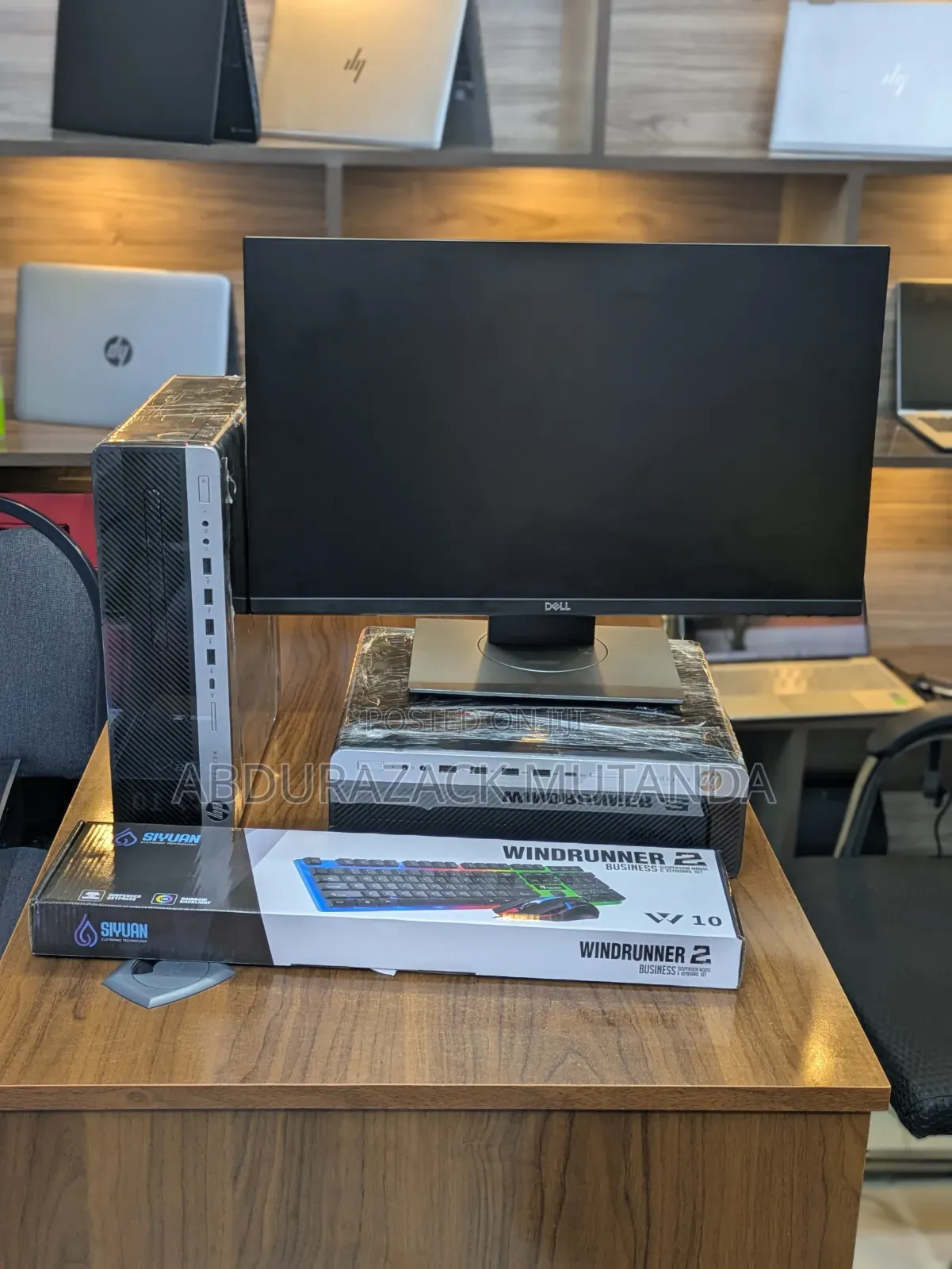 Desktop Computer HP EliteDesk 800 G4 8GB Intel Core i5 HDD 500GB