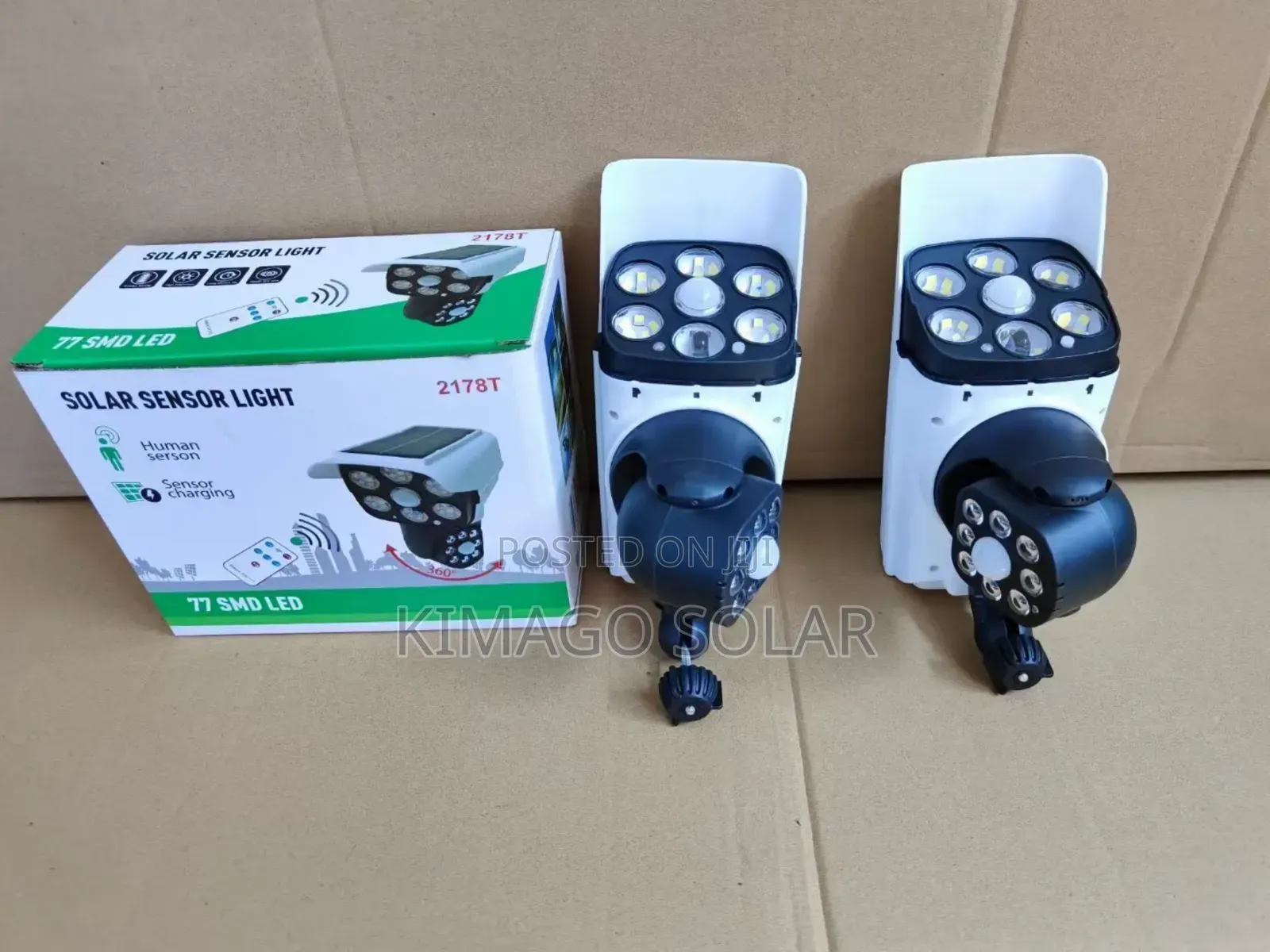 Taa Solar  Muundo Wa Camera Ya Lenzi 2 Zote Ni Taa