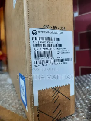 New Laptop HP EliteBook 840 G11 16GB Intel Core Ultra 7 SSD 512GB