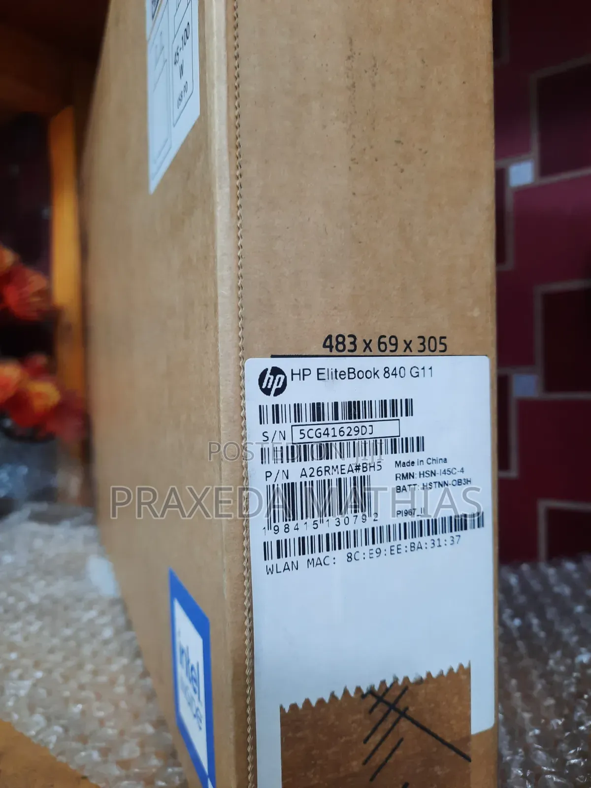 New Laptop HP EliteBook 840 G11 16GB Intel Core Ultra 7 SSD 512GB