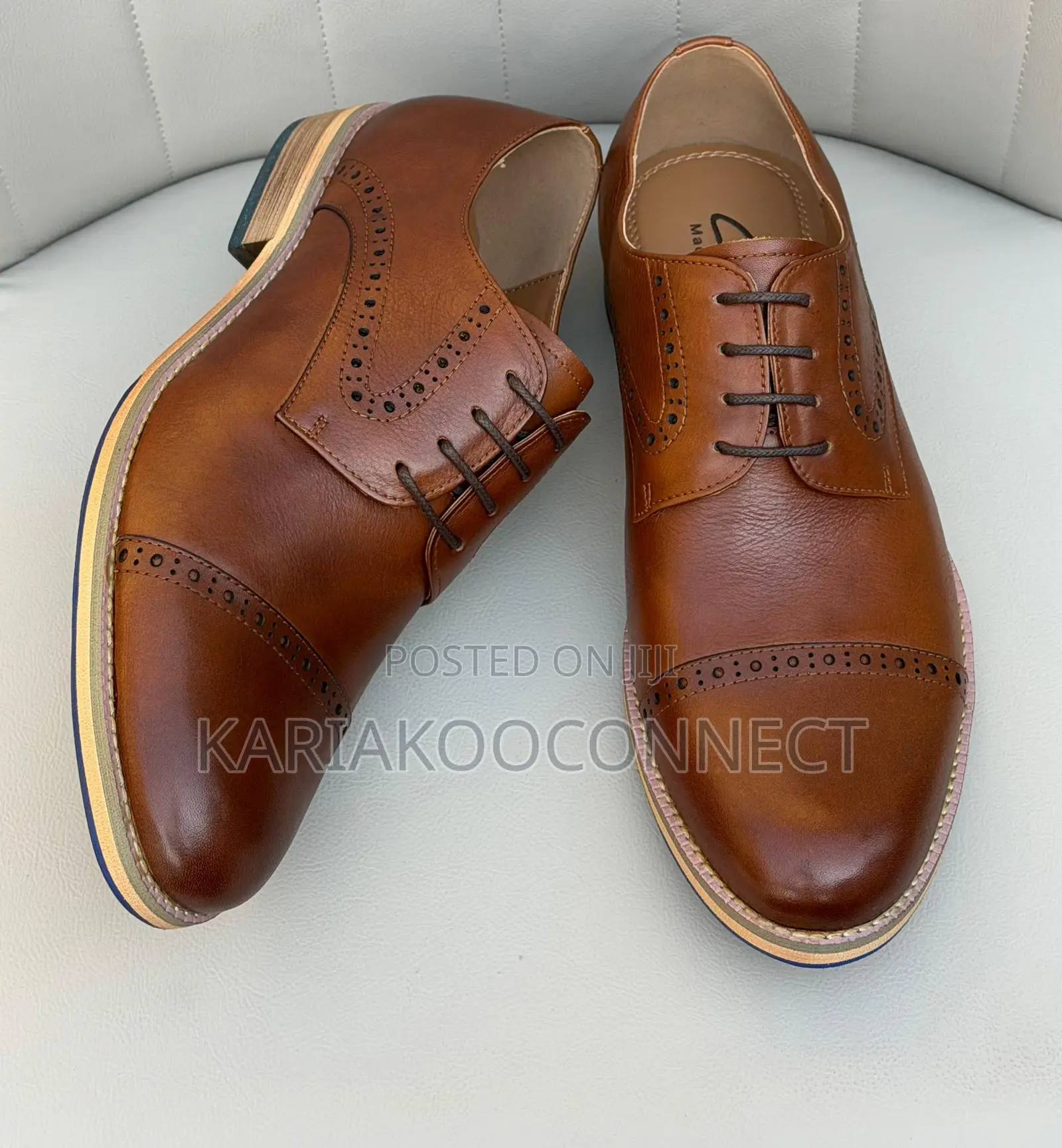 Men’s Clarks Cap-Toe Brogue Shoes