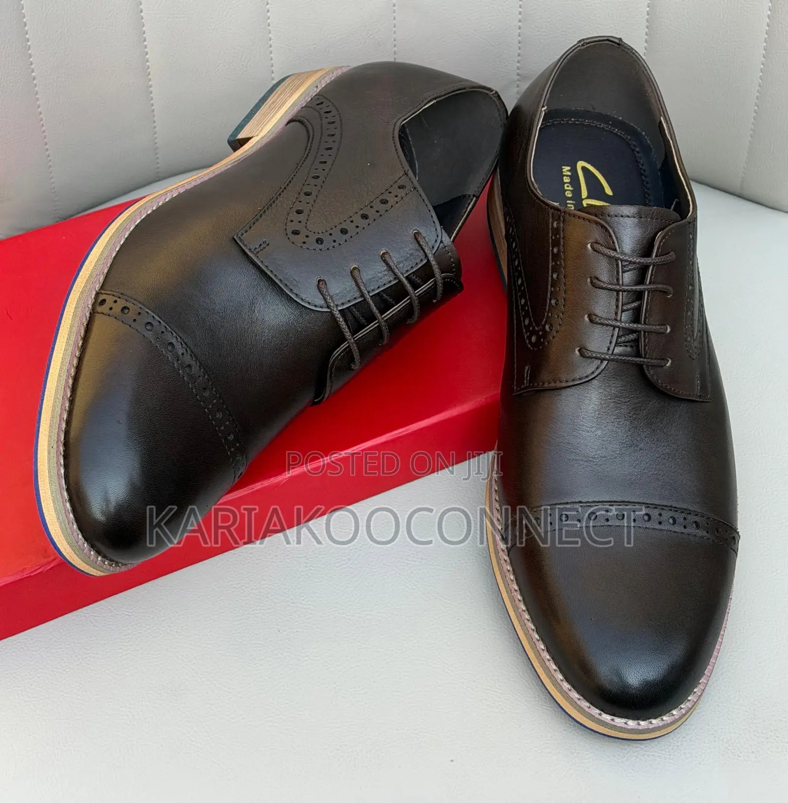 Men’s Clarks Cap-Toe Brogue Shoes