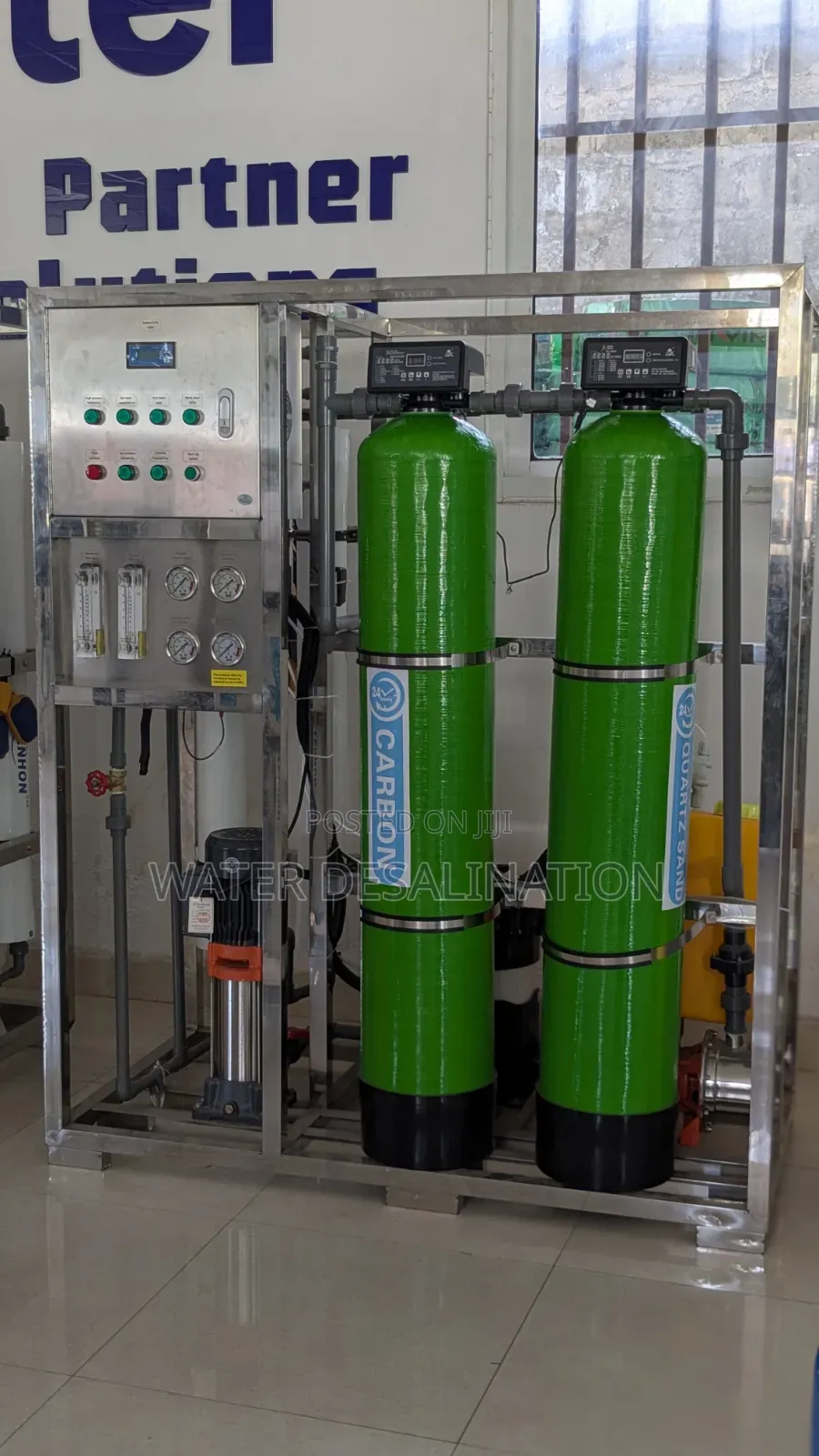 Kuondoa Chumvi & Kutibu Maji/ Water Treatment & Desalination Machine