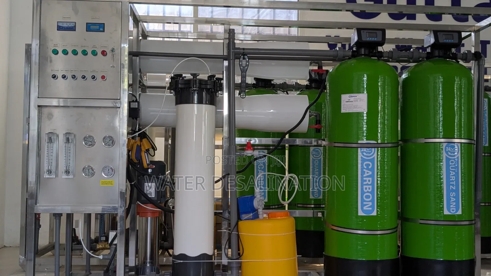 Kuondoa Chumvi & Kutibu Maji/ Water Treatment & Desalination Machine