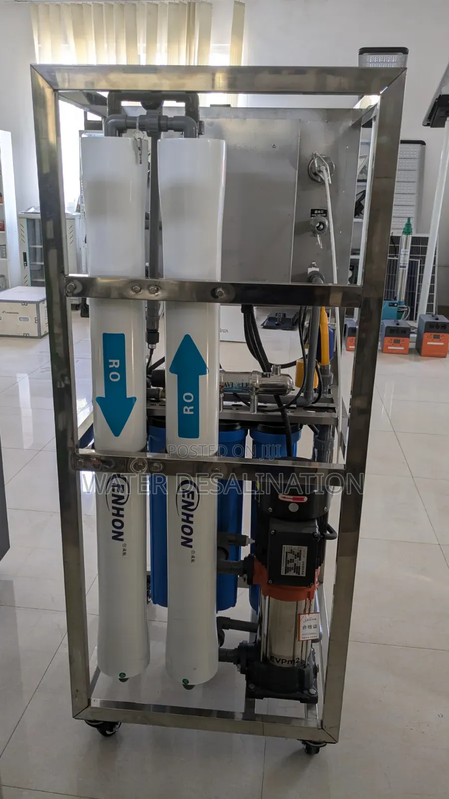 Kuondoa Chumvi & Kutibu Maji/ Water Treatment & Desalination Machine
