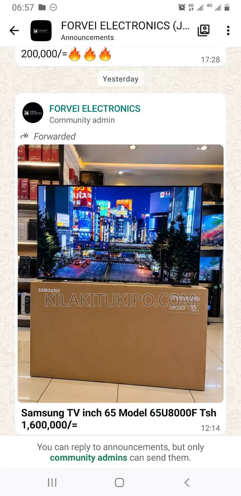 The Samsung U8000f Inch 55*