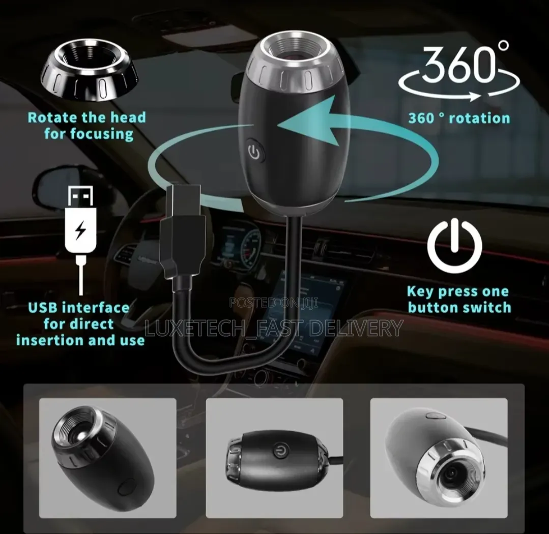 USB Star Sky Projector Light – Flexible Lamp for Car Ceiling and Room