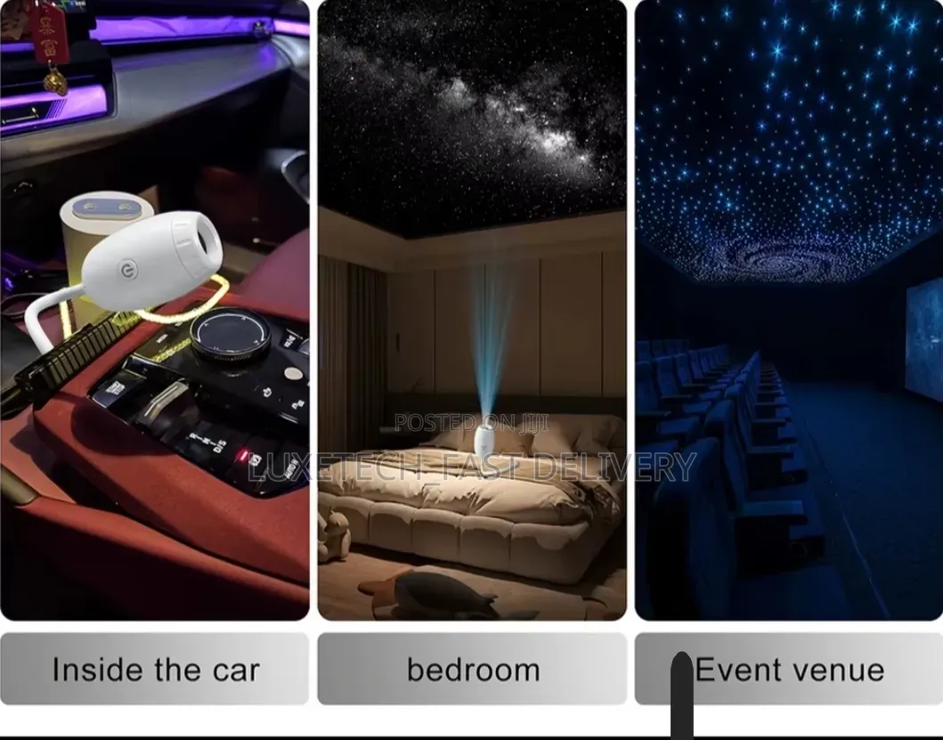 USB Star Sky Projector Light – Flexible Lamp for Car Ceiling and Room
