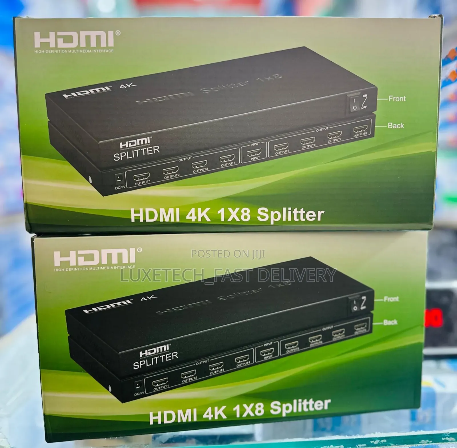 HDMI Splitter 1x8 – Mirror Video to 8 TVs/Monitors From One Source