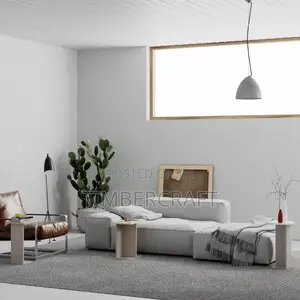 Mund Coffee Table Light Mocha-Sapphire Oak and White