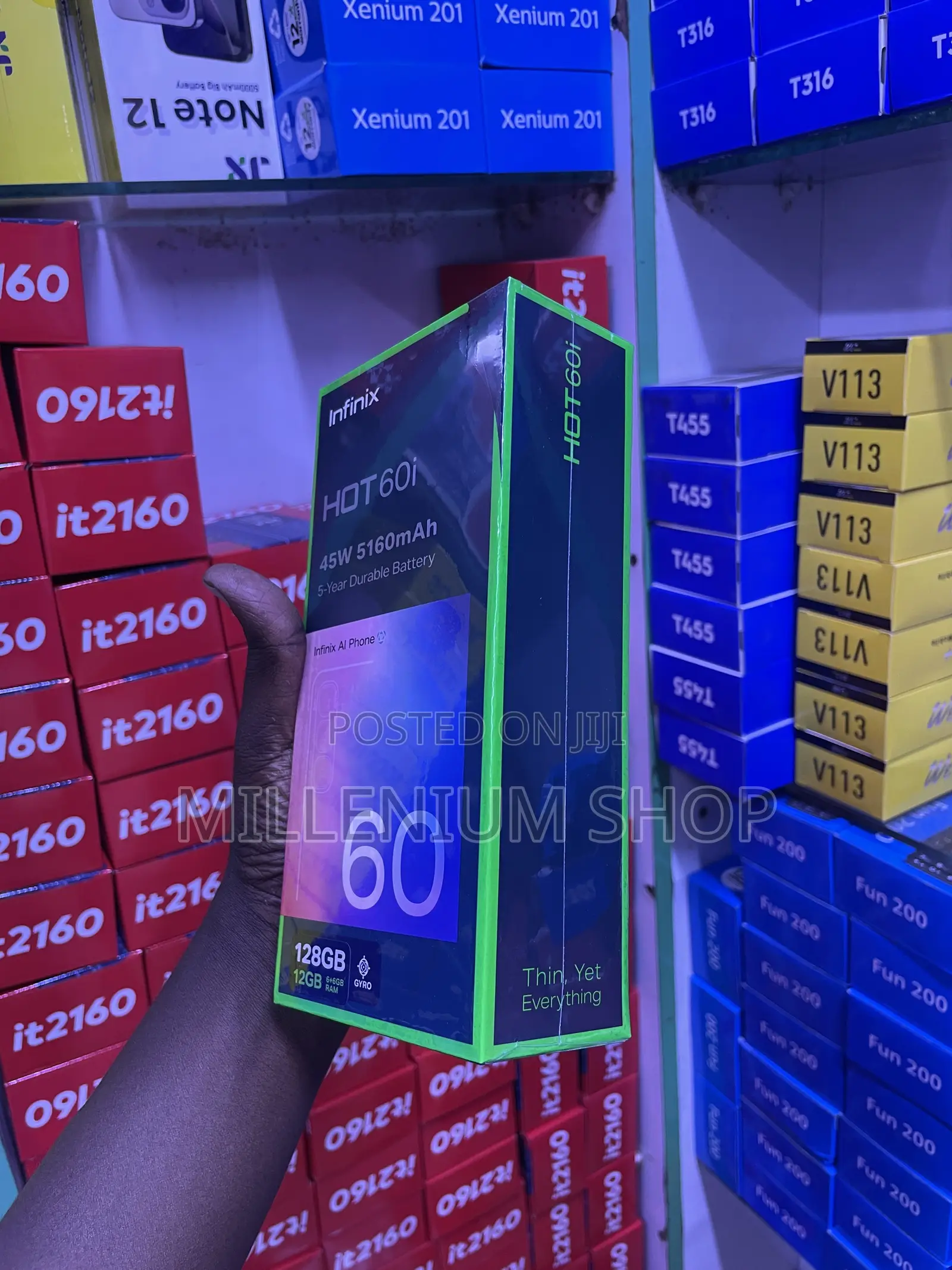 New Infinix Hot 60i 128 GB Black