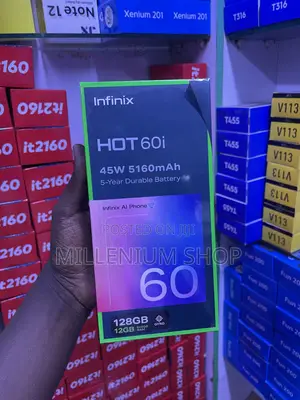 New Infinix Hot 60i 128 GB Black