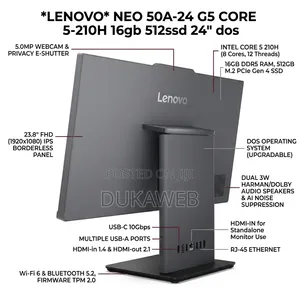 New Desktop Computer Lenovo 16GB Intel Core i5 SSD 512GB
