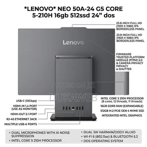 New Desktop Computer Lenovo 16GB Intel Core i5 SSD 512GB