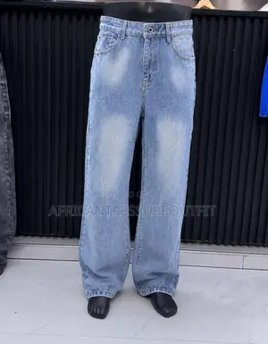 Wide Leg Baggy Denim Jeans