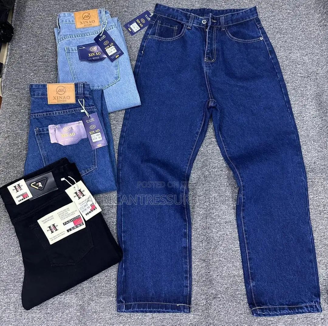 Wide Leg Baggy Denim Jeans