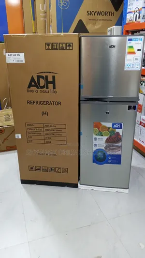 Adh Refrigerator Double Door 170l (Arf 69 Ss) 170l